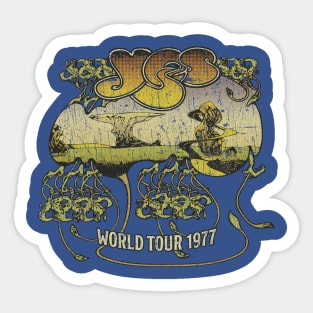 Yes World Tour 1977 Sticker